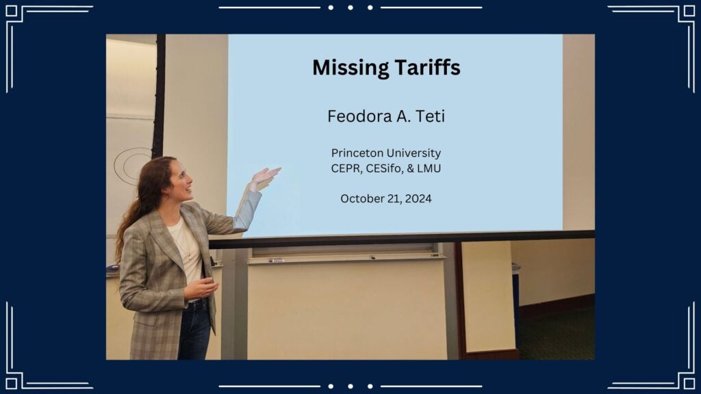 Feodora A. Teti Princeton University gives a presentation at Georgetown