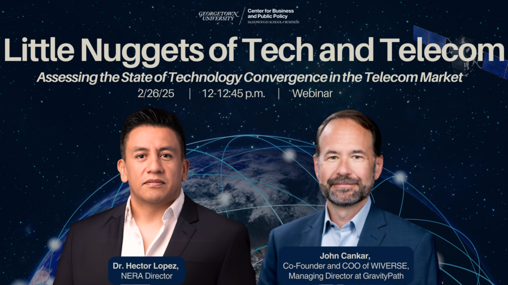 Little Nuggets of Tech and Telecom
Assessing the State of Technology Convergence in the Telecom Market
2/26/25 12 to 12:45 p.m. webinar